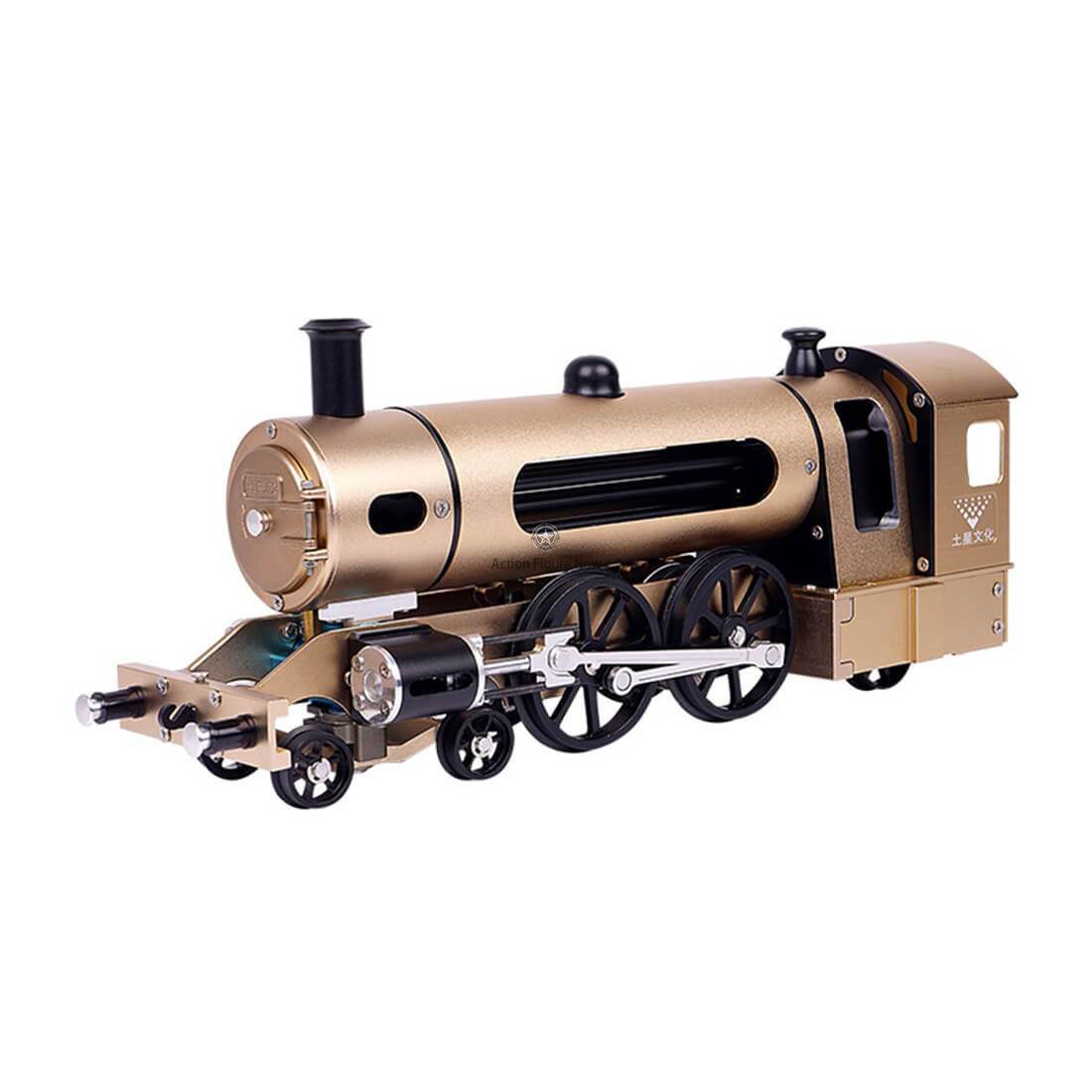 Steam Locomotive Train Assembly Engine DIY Kit - Full Metal Hardest Build with Track (387Pcs) Steam Locomotive Train Assembly Engine DIY Kit - Full Metal Hardest Build with Track (387Pcs)