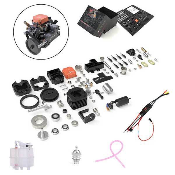 TOYAN FS-S100AC 4-Stroke RC Engine Model Building Kit with Starter Kit TOYAN FS-S100AC 4-Stroke RC Engine Model Building Kit with Starter Kit