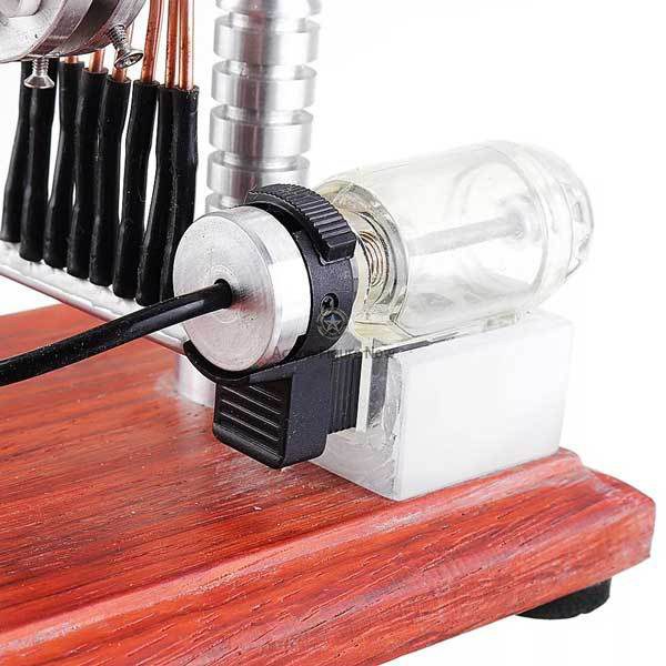 16-Cylinder Stirling Engine Kit with Quartz Glass Tube Collection & Gift for Engineers - Upgraded 16-Cylinder Stirling Engine Kit with Quartz Glass Tube Collection & Gift for Engineers - Upgraded
