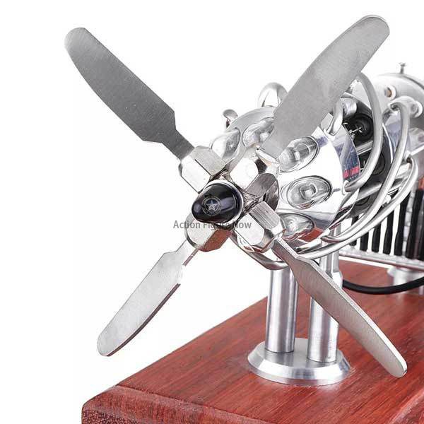 16-Cylinder Stirling Engine Kit with Quartz Glass Tube Collection & Gift for Engineers - Upgraded 16-Cylinder Stirling Engine Kit with Quartz Glass Tube Collection & Gift for Engineers - Upgraded