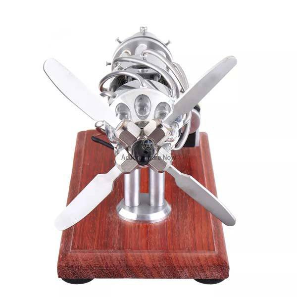 16-Cylinder Stirling Engine Kit with Quartz Glass Tube Collection & Gift for Engineers - Upgraded 16-Cylinder Stirling Engine Kit with Quartz Glass Tube Collection & Gift for Engineers - Upgraded