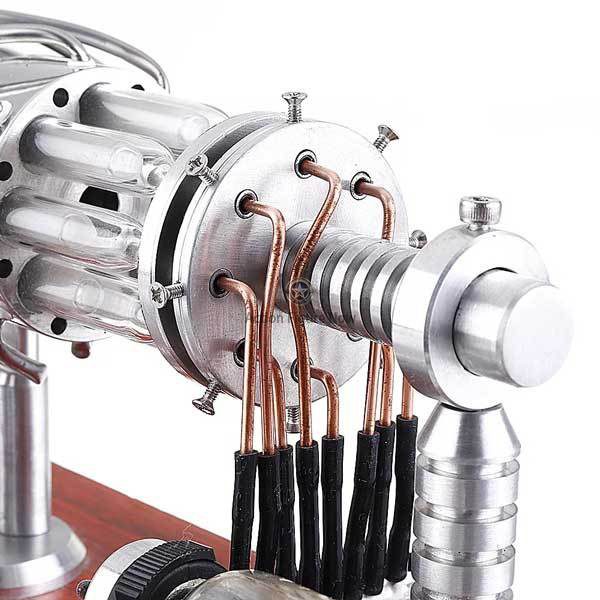 16-Cylinder Stirling Engine Kit with Quartz Glass Tube Collection & Gift for Engineers - Upgraded 16-Cylinder Stirling Engine Kit with Quartz Glass Tube Collection & Gift for Engineers - Upgraded
