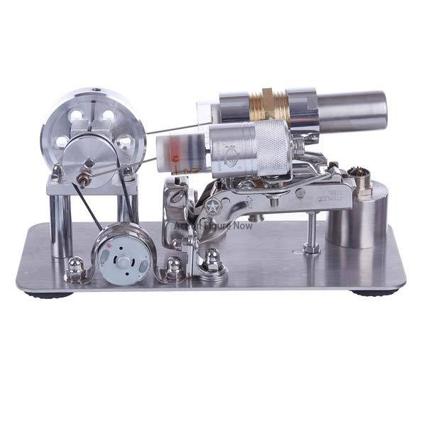 Enginediy Stirling Engine Motor Aluminum Flywheel Electricity Generator STEM Toy Enginediy Stirling Engine Motor Aluminum Flywheel Electricity Generator STEM Toy
