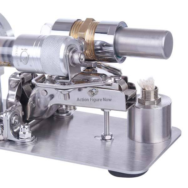 Enginediy Stirling Engine Motor Aluminum Flywheel Electricity Generator STEM Toy