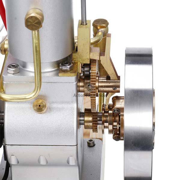 Vertical Hit and Miss Engine with Hand-Crank Startup - Metal IC Engine Model Gift Collection Vertical Hit and Miss Engine with Hand-Crank Startup - Metal IC Engine Model Gift Collection