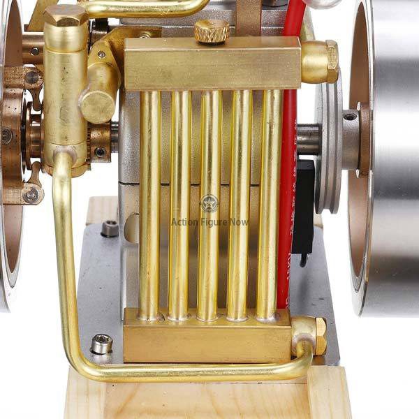 Vertical Hit and Miss Engine with Hand-Crank Startup - Metal IC Engine Model Gift Collection Vertical Hit and Miss Engine with Hand-Crank Startup - Metal IC Engine Model Gift Collection