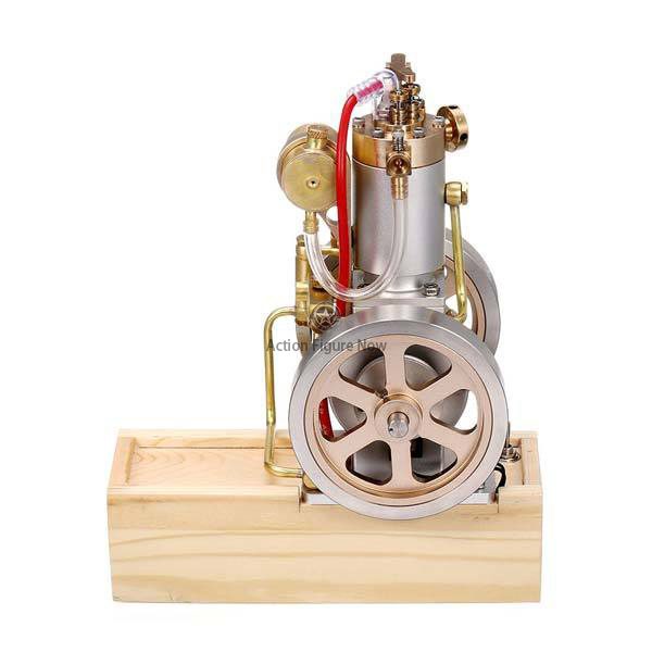 Vertical Hit and Miss Engine with Hand-Crank Startup - Metal IC Engine Model Gift Collection Vertical Hit and Miss Engine with Hand-Crank Startup - Metal IC Engine Model Gift Collection