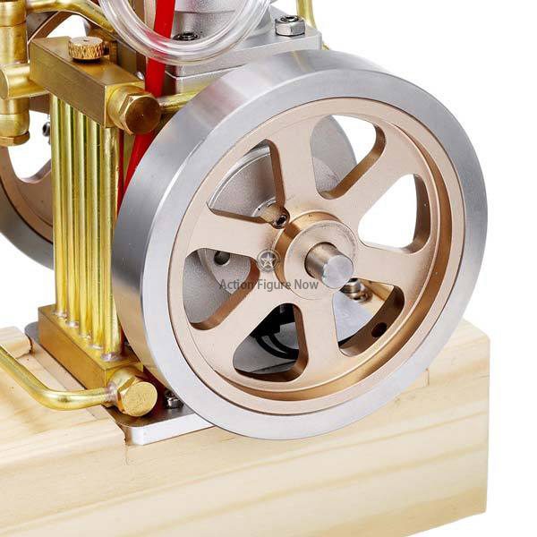 Vertical Hit and Miss Engine with Hand-Crank Startup - Metal IC Engine Model Gift Collection Vertical Hit and Miss Engine with Hand-Crank Startup - Metal IC Engine Model Gift Collection