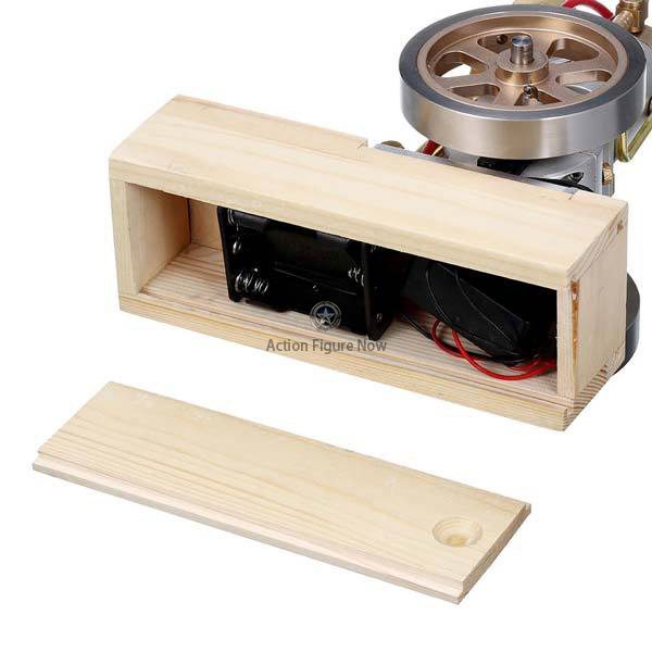Vertical Hit and Miss Engine with Hand-Crank Startup - Metal IC Engine Model Gift Collection Vertical Hit and Miss Engine with Hand-Crank Startup - Metal IC Engine Model Gift Collection