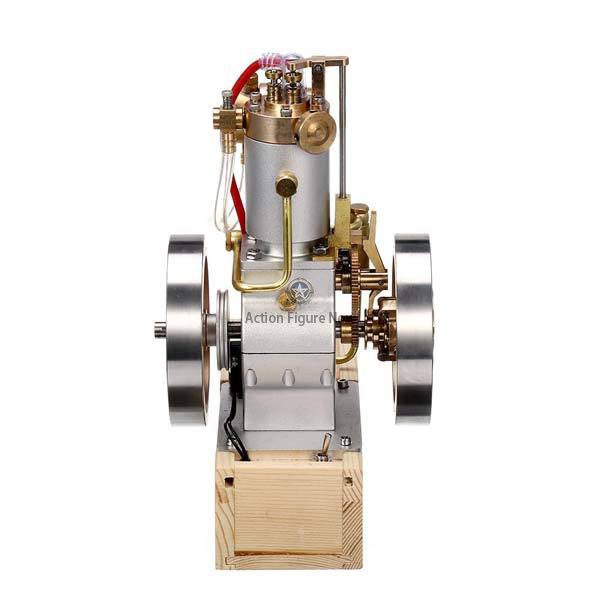 Vertical Hit and Miss Engine with Hand-Crank Startup - Metal IC Engine Model Gift Collection Vertical Hit and Miss Engine with Hand-Crank Startup - Metal IC Engine Model Gift Collection