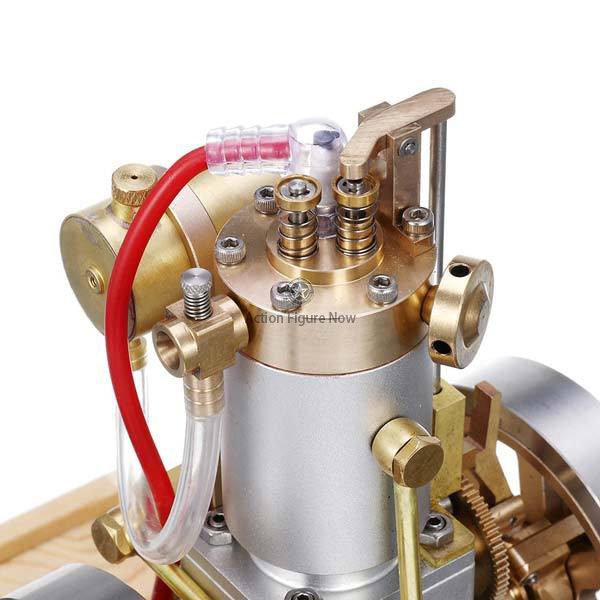 Vertical Hit and Miss Engine with Hand-Crank Startup - Metal IC Engine Model Gift Collection Vertical Hit and Miss Engine with Hand-Crank Startup - Metal IC Engine Model Gift Collection