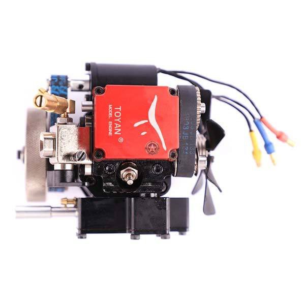 Toyan FS-S100(W) 4-Stroke RC Engine Water Cooled Four-Stroke Methanol Engine Kit for RC Car, Boat, and Plane