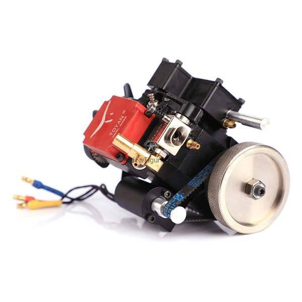 Toyan FS-S100(W) 4-Stroke RC Engine Water Cooled Four-Stroke Methanol Engine Kit for RC Car, Boat, and Plane