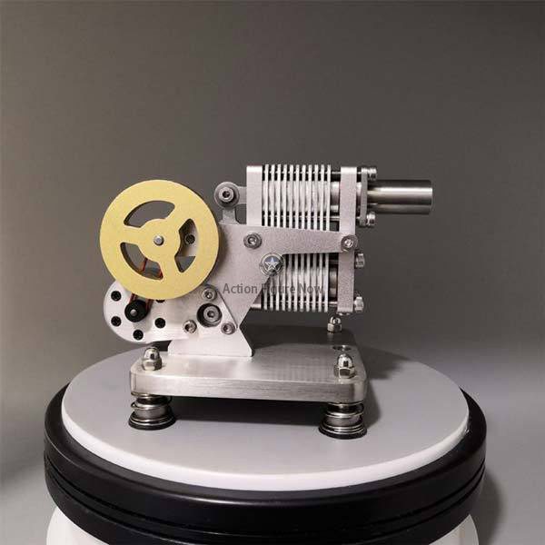 Fully Assembled Stirling Engine Generator Model - STEM Engine for Educational and Scientific Exploration