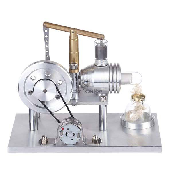 Hot Air Stirling Generator Engine Kit with LED and Light Bulb - Enginediy Hot Air Stirling Generator Engine Kit with LED and Light Bulb - Enginediy