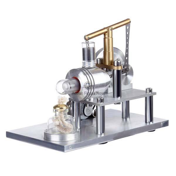 Hot Air Stirling Generator Engine Kit with LED and Light Bulb - Enginediy Hot Air Stirling Generator Engine Kit with LED and Light Bulb - Enginediy