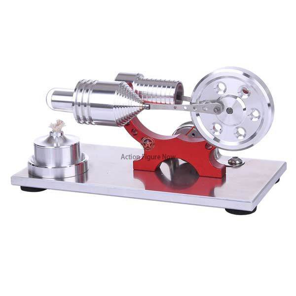 Stirling Engine Generator with Solid Metal Construction for Electricity and Colorful LED Lighting: My First Stirling Engine