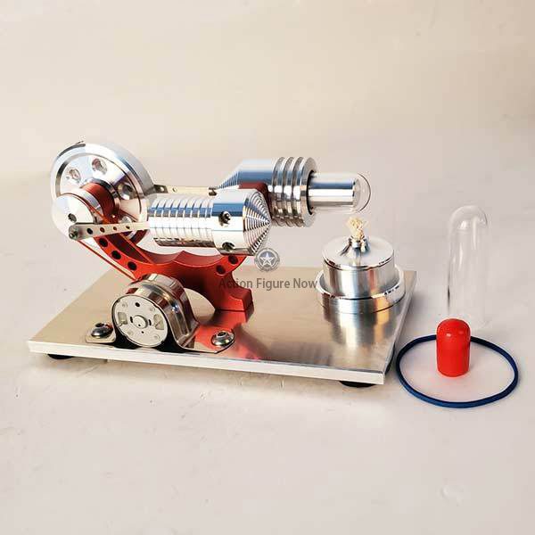 Portable Stirling Engine Generator, Solid Metal Construction, Illuminates Colorful LED, Ideal for Entry-Level Enthusiasts Portable Stirling Engine Generator, Solid Metal Construction, Illuminates Colorful LED, Ideal for Entry-Level Enthusiasts