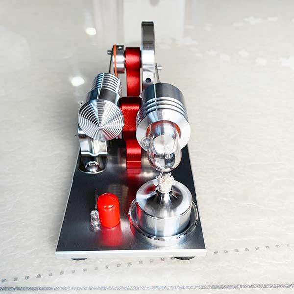 Portable Stirling Engine Generator, Solid Metal Construction, Illuminates Colorful LED, Ideal for Entry-Level Enthusiasts Portable Stirling Engine Generator, Solid Metal Construction, Illuminates Colorful LED, Ideal for Entry-Level Enthusiasts