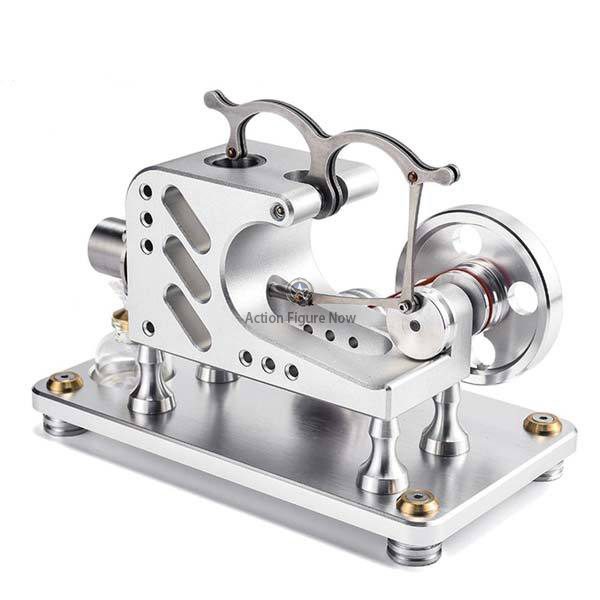 Solid Metal Hot Air Stirling Engine Educational Electricity Power Generator Toy Model (T16-03)