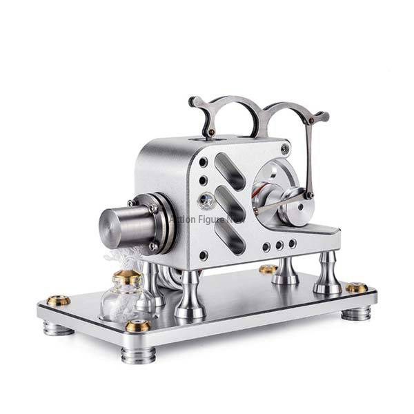 Solid Metal Hot Air Stirling Engine Educational Electricity Power Generator Toy Model (T16-03)