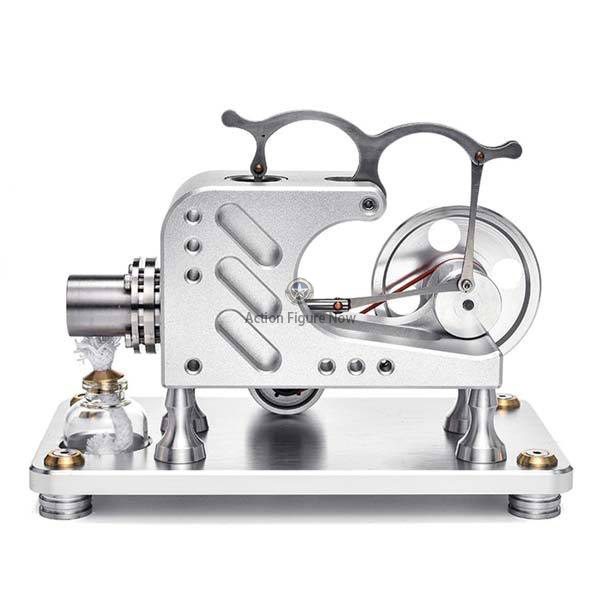 Solid Metal Hot Air Stirling Engine Educational Electricity Power Generator Toy Model (T16-03)