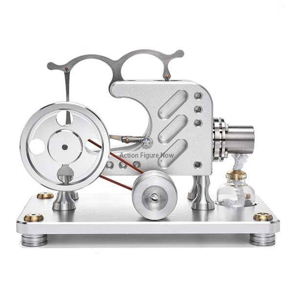 Solid Metal Hot Air Stirling Engine Educational Electricity Power Generator Toy Model (T16-03)