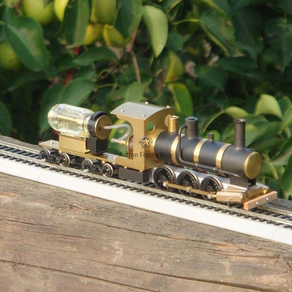 1:87 HO Scale Live Steam Locomotive Engine with Boiler and Fuel Tank