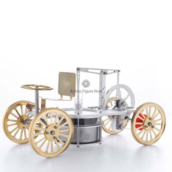 LTD Stirling Engine Vehicle Low-Temperature Stirling Engine Model STEM Toy Gift Collection Decor