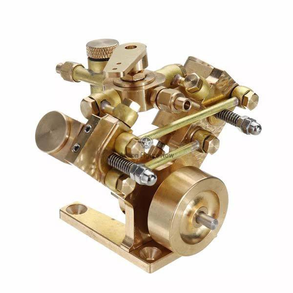 Microcosm M2B Steam Engine Miniature Kit: 2-Cylinder Marine Steam Engine Stirling Engine Microcosm M2B Steam Engine Miniature Kit: 2-Cylinder Marine Steam Engine Stirling Engine
