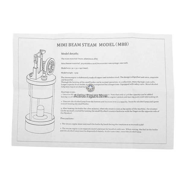Mini Steam Engine Kit: Full-Metal Live Steam Engine Model for Education and Hobbyists Mini Steam Engine Kit: Full-Metal Live Steam Engine Model for Education and Hobbyists