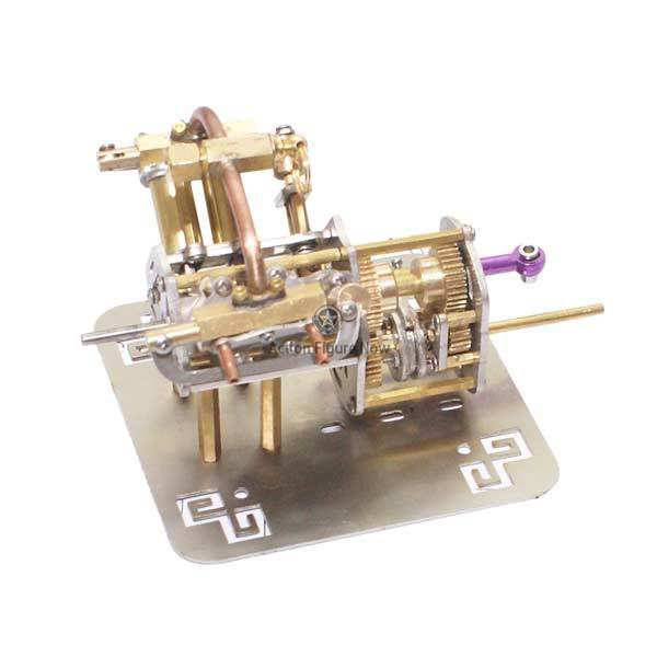 Mini Craftsman V4 Steam Engine with Reverse Gearbox, Toy and Educational STEM Gift Mini Craftsman V4 Steam Engine with Reverse Gearbox, Toy and Educational STEM Gift