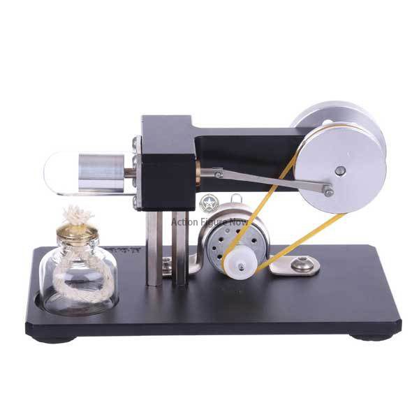 Stirling Engine Model Kit with LED Display: Mini Hot Air Physics Experiment Educational Toy Stirling Engine Model Kit with LED Display: Mini Hot Air Physics Experiment Educational Toy