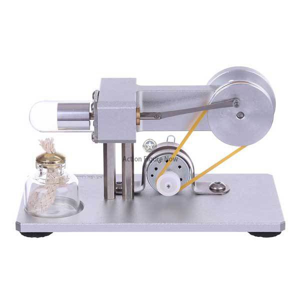 Stirling Engine Model Kit with LED Display: Mini Hot Air Physics Experiment Educational Toy Stirling Engine Model Kit with LED Display: Mini Hot Air Physics Experiment Educational Toy