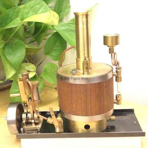 Mini Steam Engine Model-Building Kit: Steam Engine with Boiler, Base Included Mini Steam Engine Model-Building Kit: Steam Engine with Boiler, Base Included