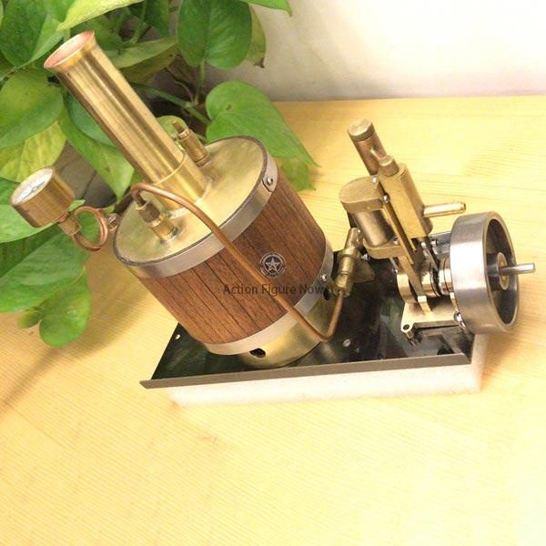 Mini Steam Engine Model-Building Kit: Steam Engine with Boiler, Base Included Mini Steam Engine Model-Building Kit: Steam Engine with Boiler, Base Included