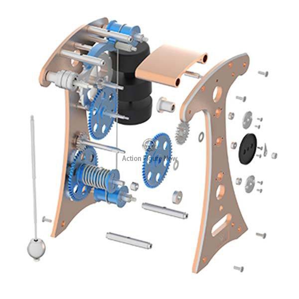 DIY Model Engine Kit: Full Metal Galileo Pendulum Clock Engine Assembly Kit Toy Gift