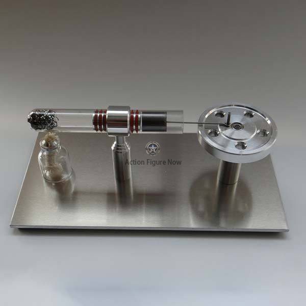 Horizontal Mini Stirling Engine Model Kit Thermoacoustic Power Science Educational Toy - Enginediy