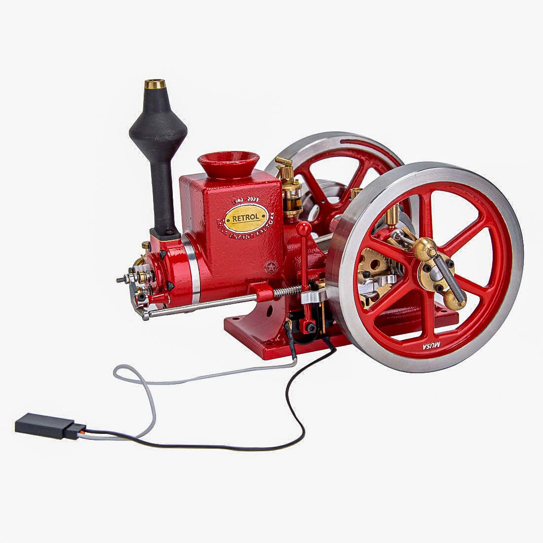 RETROL HM-01 One-Key Start Hit-and-Miss Engine with Starter Kit, Stand, and Accessories RETROL HM-01 One-Key Start Hit-and-Miss Engine with Starter Kit, Stand, and Accessories
