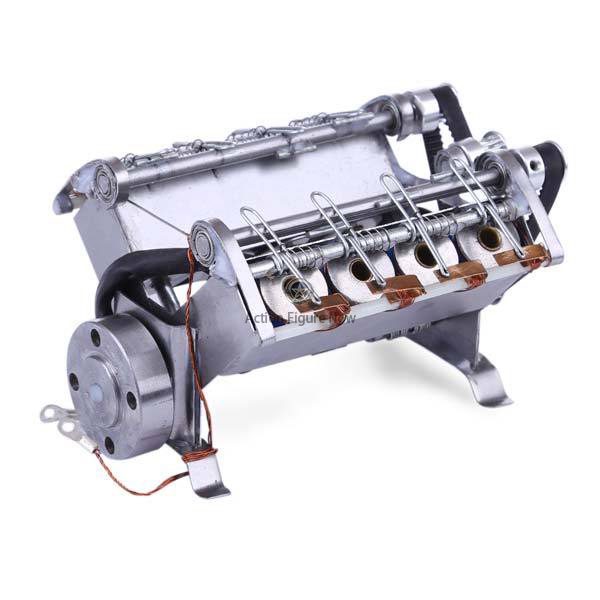 V8 Solenoid Engine Model, Electromagnetic 8-Cylinder Electric Car Engine Toy, Collectible Gift - Enginediy V8 Solenoid Engine Model, Electromagnetic 8-Cylinder Electric Car Engine Toy, Collectible Gift - Enginediy