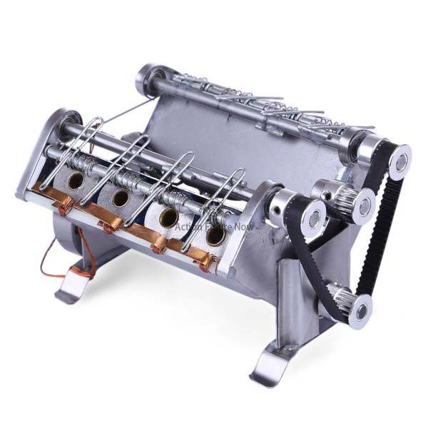 V8 Solenoid Engine Model, Electromagnetic 8-Cylinder Electric Car Engine Toy, Collectible Gift - Enginediy V8 Solenoid Engine Model, Electromagnetic 8-Cylinder Electric Car Engine Toy, Collectible Gift - Enginediy