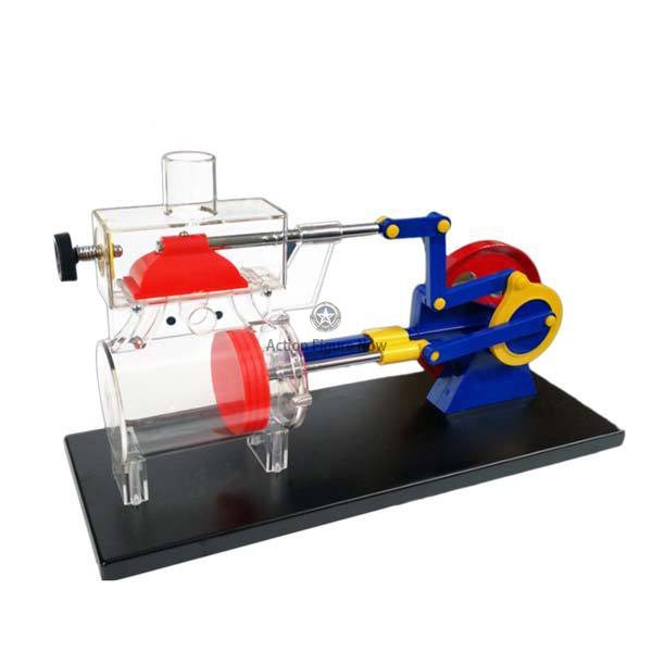 Educational Steam Engine Model for Physics Labs