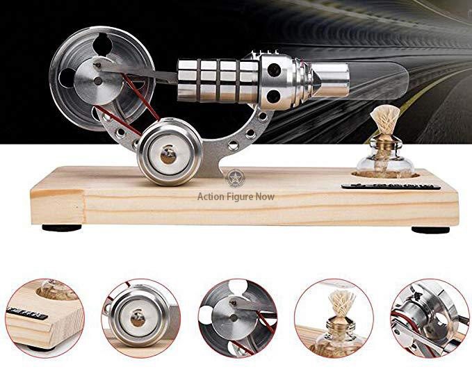 Stirling Engine Kit with Generator and Colorful LED Lights Stirling Engine Kit with Generator and Colorful LED Lights