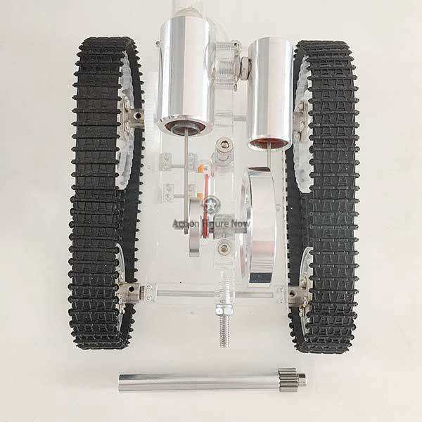 Stirling Engine Battle Tank Model - External Combustion Engine Display Stirling Engine Battle Tank Model - External Combustion Engine Display