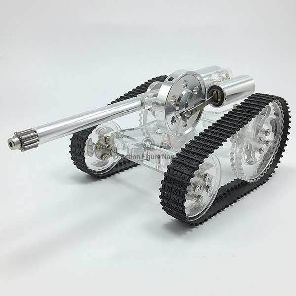 Stirling Engine Tank Model - External Combustion Engine Motor