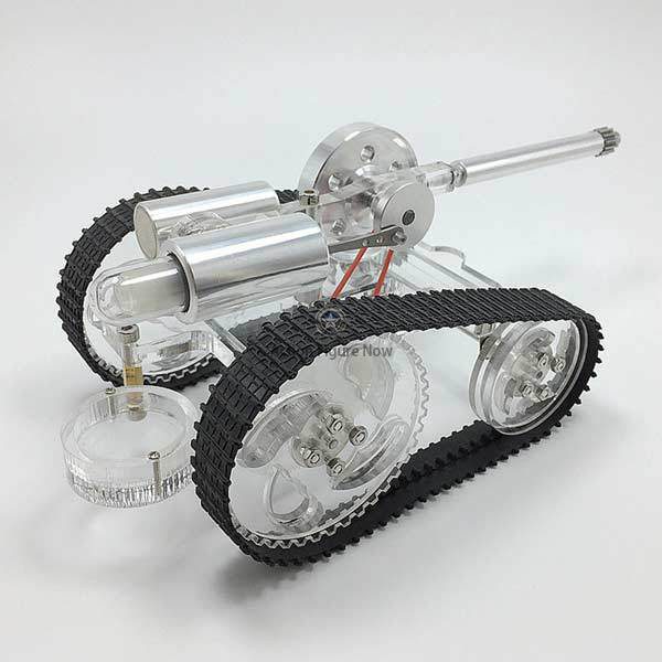 Stirling Engine Battle Tank Model - External Combustion Engine Display Stirling Engine Battle Tank Model - External Combustion Engine Display