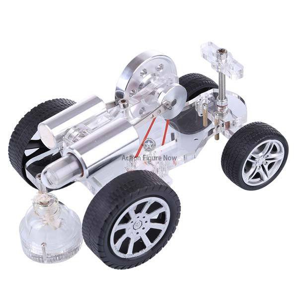 Stirling Engine Car Model: Steering and Educational Science Toy Stirling Engine Car Model: Steering and Educational Science Toy
