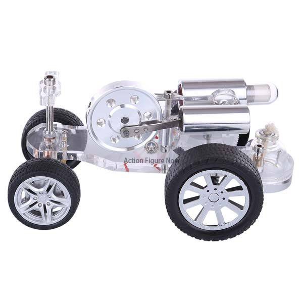 Stirling Engine Car Model: Steering and Educational Science Toy Stirling Engine Car Model: Steering and Educational Science Toy