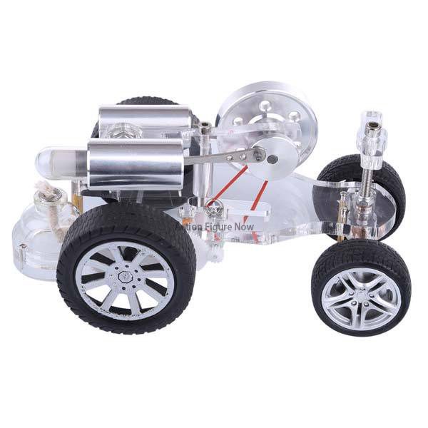 Stirling Engine Car with Steering Educational Model Toy