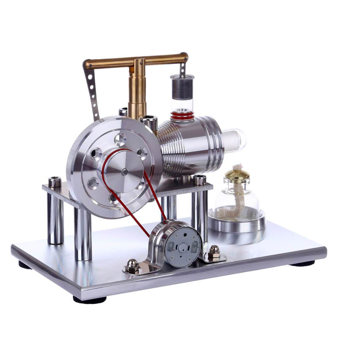 Stirling Engine Generator Kit with Colorful LED Lights - Enginediy Stirling Engine Generator Kit with Colorful LED Lights - Enginediy